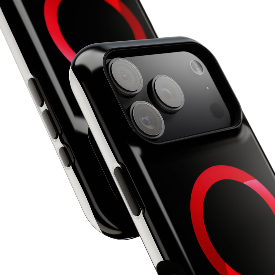 MagSafe Mobilskal – Röd Ringdesign