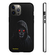 Tough Phone Case – Hooded Grim Reaper with Red Glowing Eyes