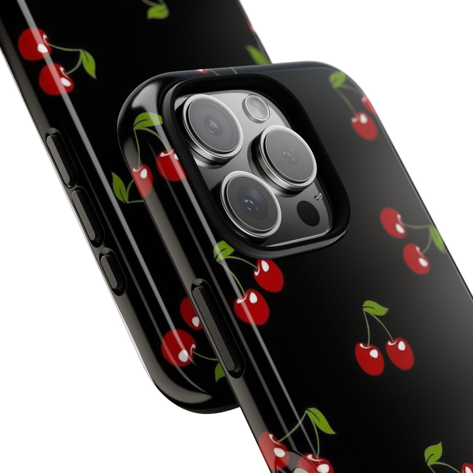 Cherry Pattern Tough Phone Case