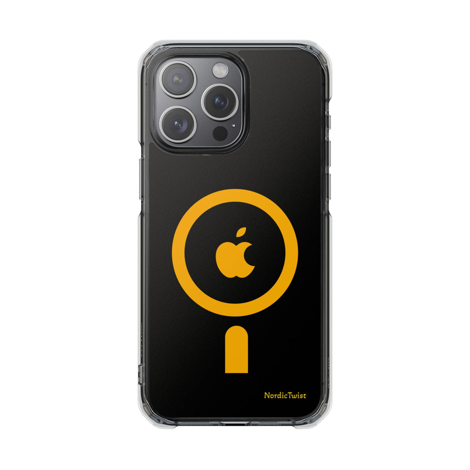 MagSafe Clear Phone Case – Yellow Ring