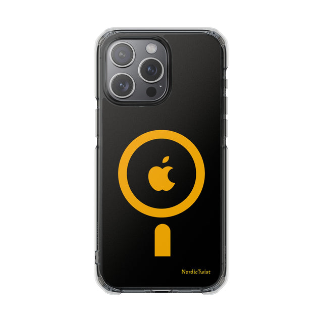 MagSafe Clear Phone Case – Yellow Ring