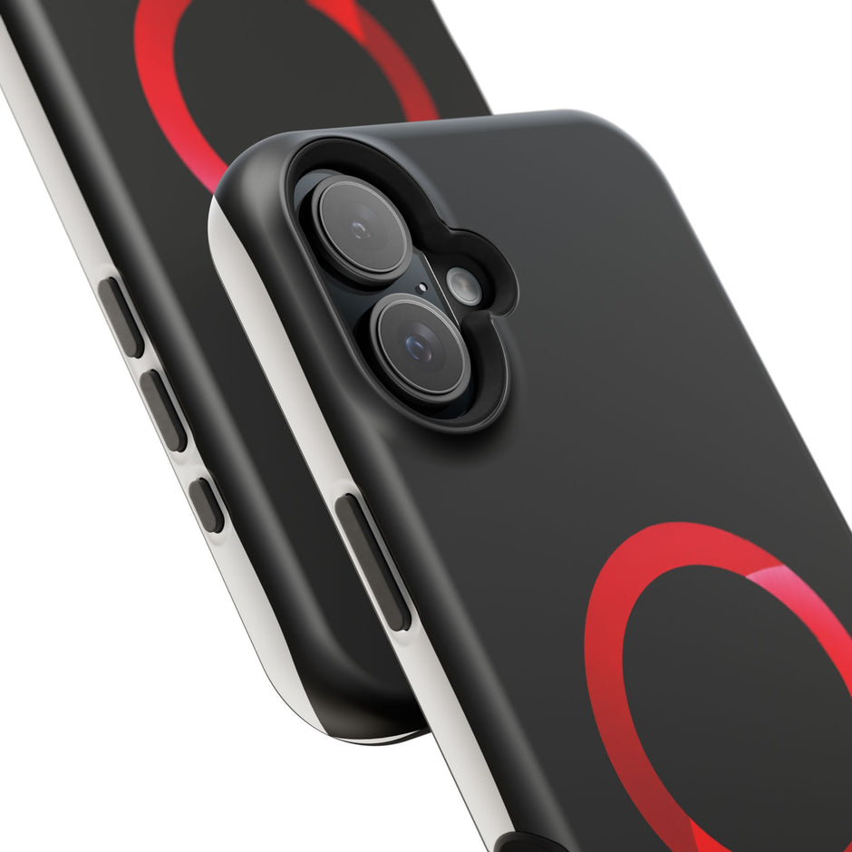 MagSafe Mobilskal – Röd Ringdesign
