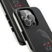 Tough Phone Case – Hooded Grim Reaper with Red Glowing Eyes