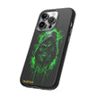Tough Phone Case – Green Grim Reaper Skull Gothic Design