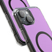 Clear Magnetic Phone Case Minimal Purple