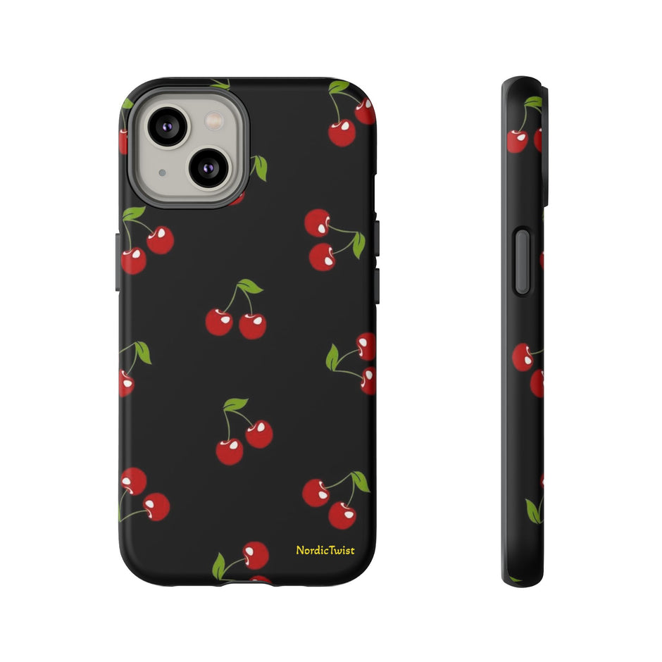 Cherry Pattern Tough Phone Case