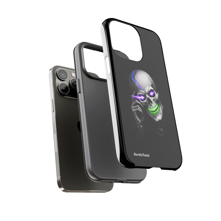 Neon Skull Tough Phone Case