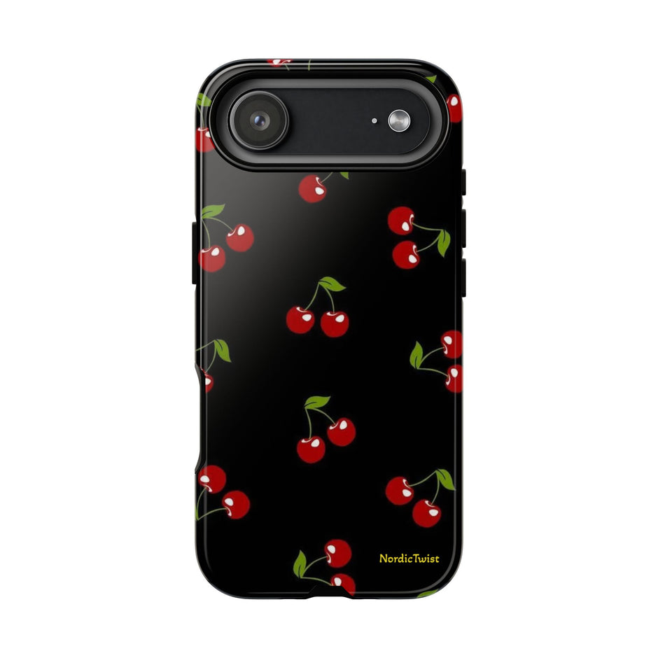 Cherry Pattern Tough Phone Case