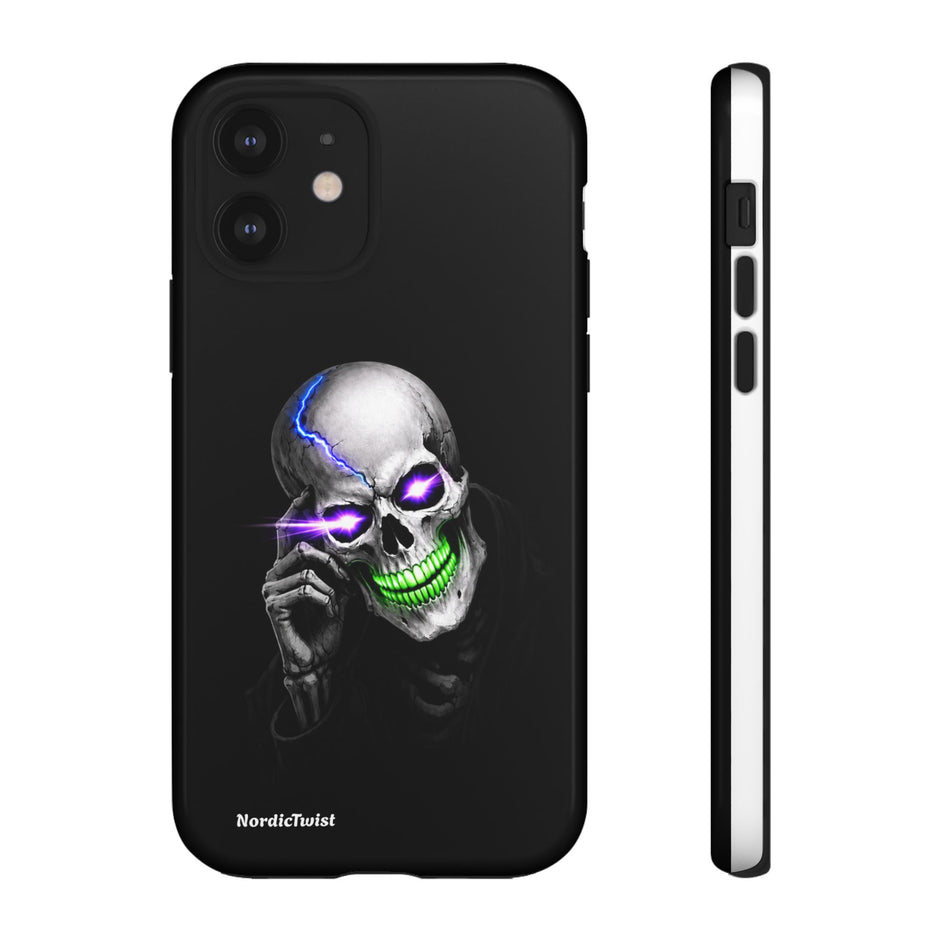 Neon Skull Tough Phone Case
