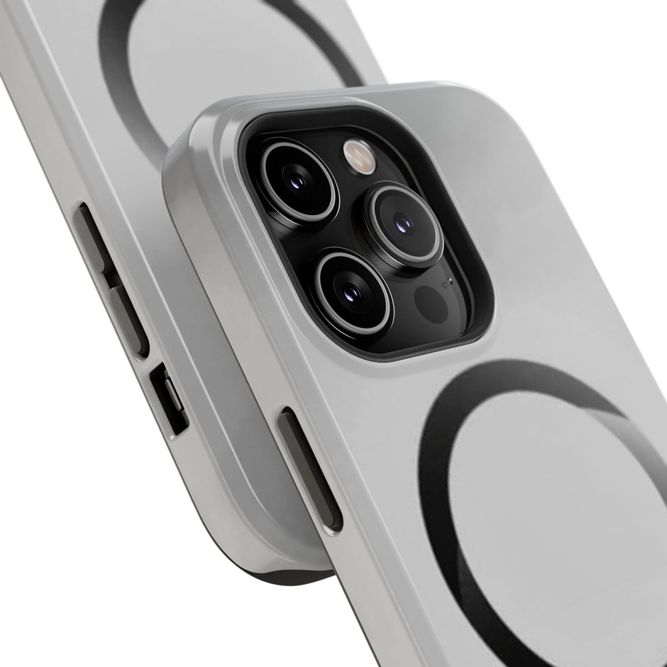 MagSafe Mobilskal – Grå Ringdesign