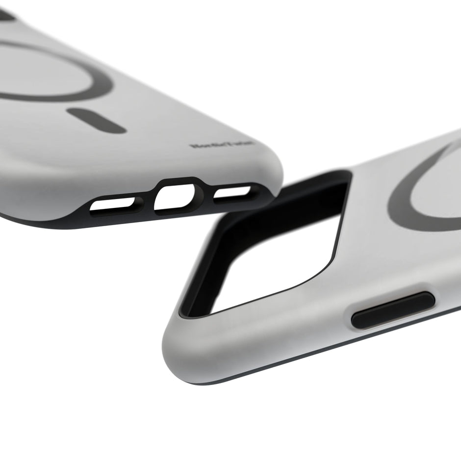 MagSafe Mobilskal – Grå Ringdesign