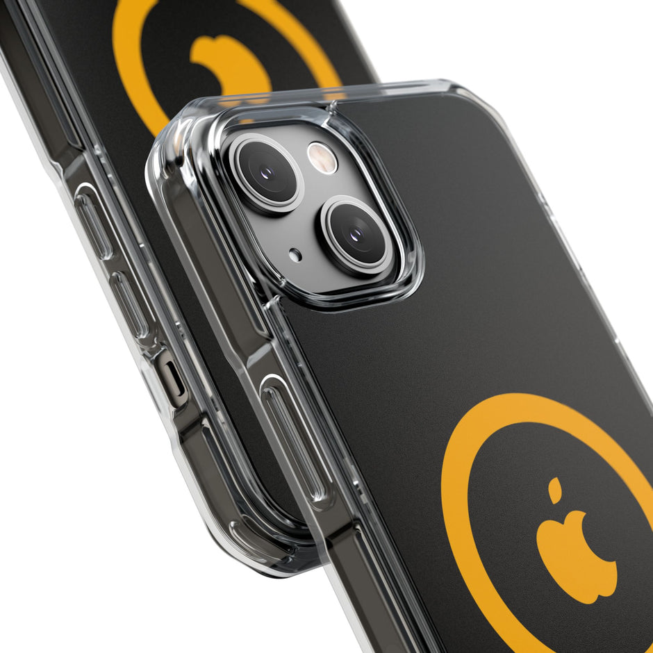 MagSafe Clear Phone Case – Yellow Ring