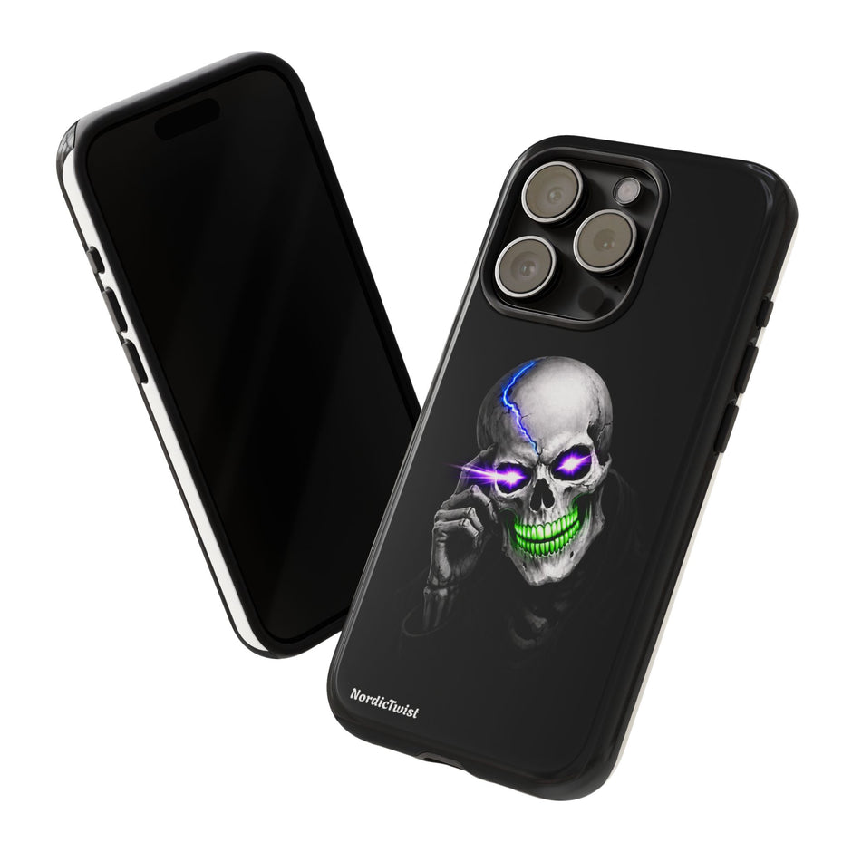 Neon Skull Tough Phone Case