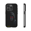 Tough Phone Case – Hooded Grim Reaper with Red Glowing Eyes