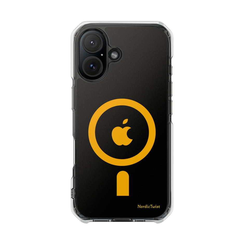MagSafe Clear Phone Case – Yellow Ring