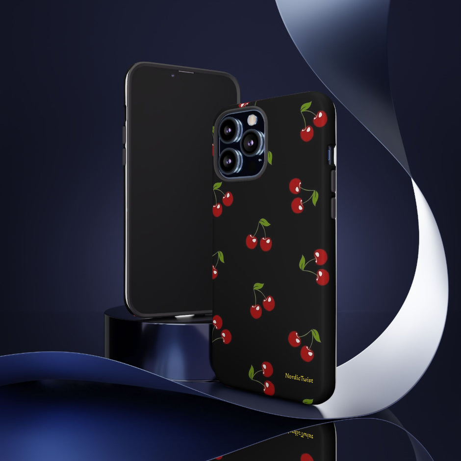 Cherry Pattern Tough Phone Case