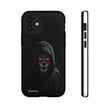Tough Phone Case – Hooded Grim Reaper with Red Glowing Eyes