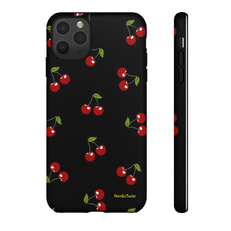 Cherry Pattern Tough Phone Case