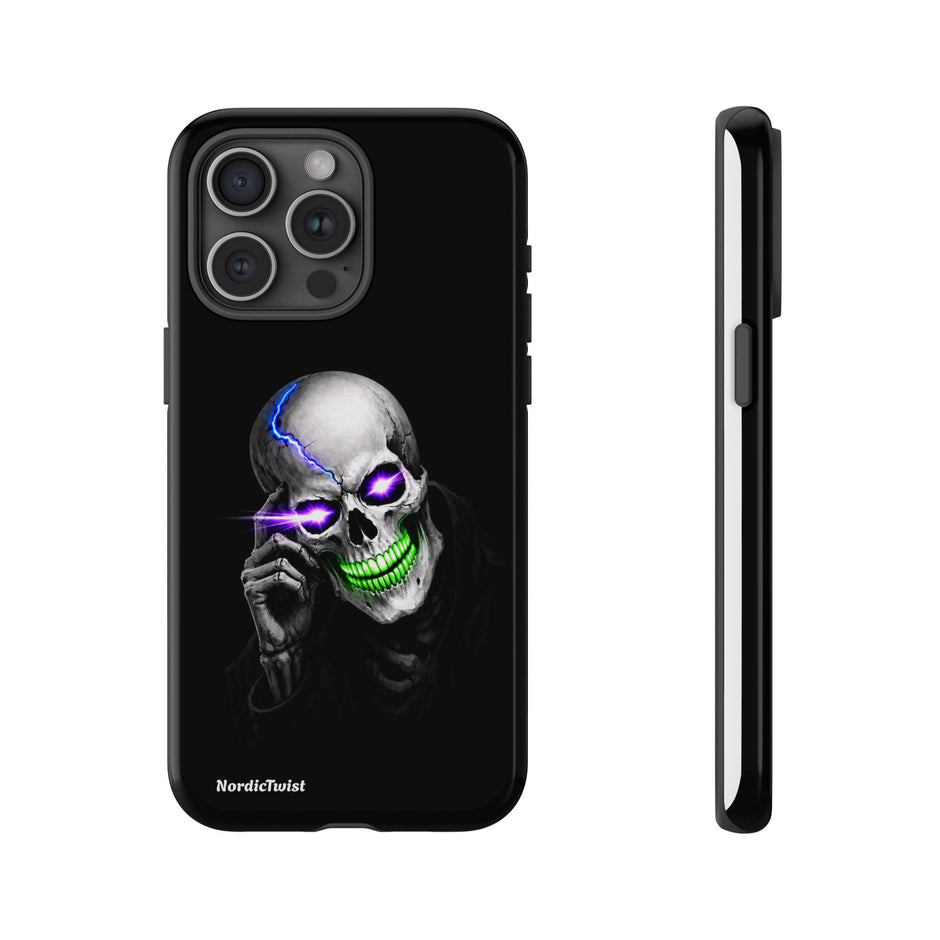Neon Skull Tough Phone Case
