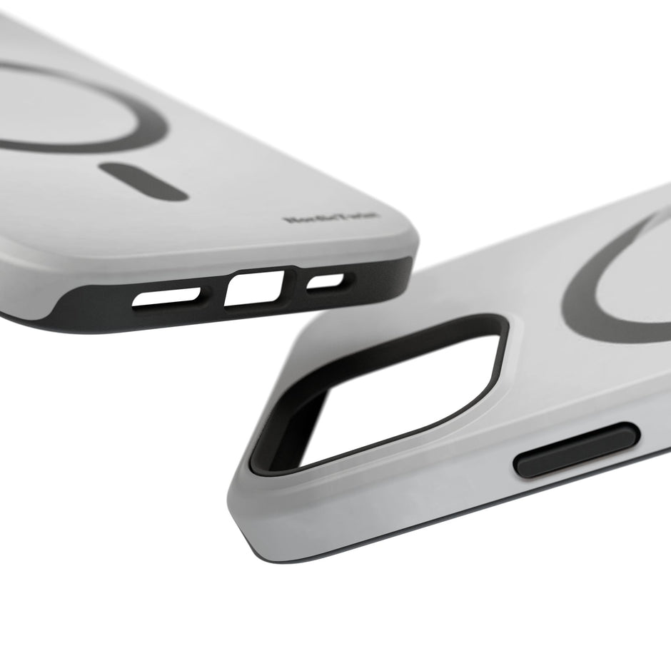 MagSafe Mobilskal – Grå Ringdesign