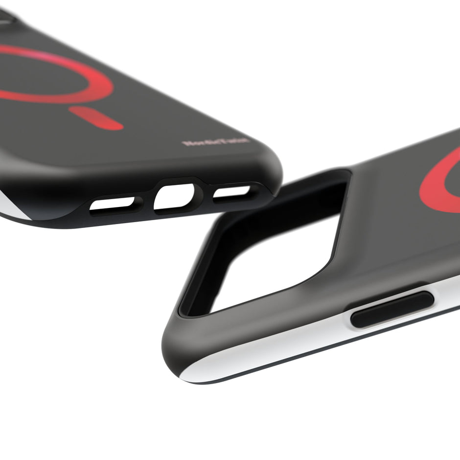 MagSafe Mobilskal – Röd Ringdesign