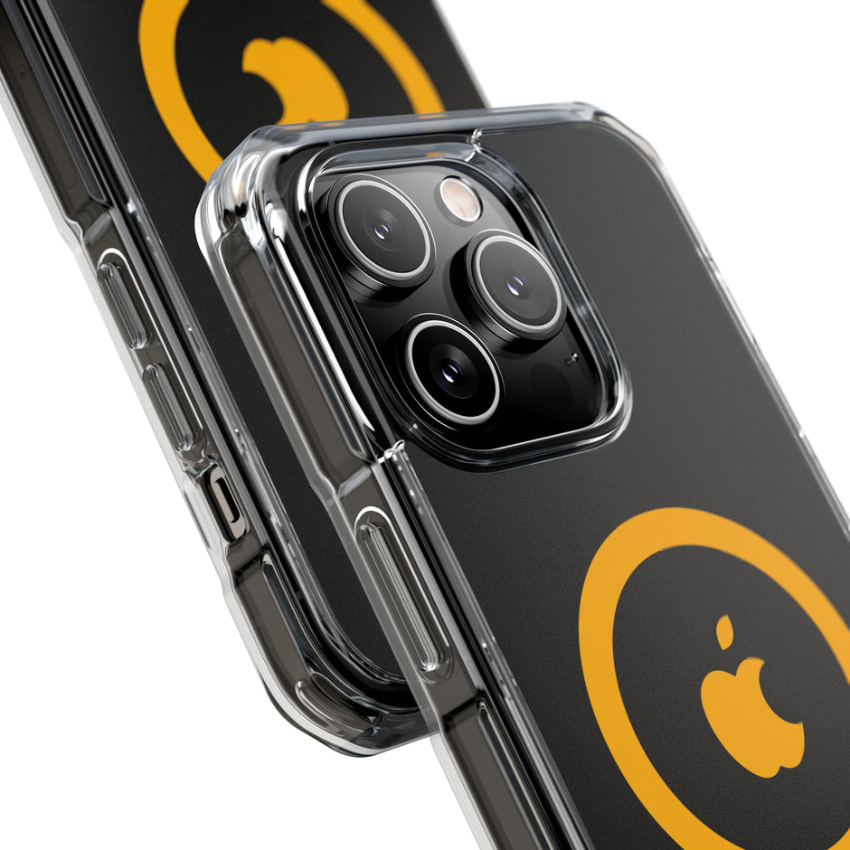 MagSafe Clear Phone Case – Yellow Ring