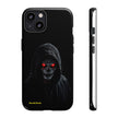 Tough Phone Case – Hooded Grim Reaper with Red Glowing Eyes