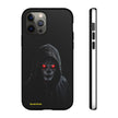 Tough Phone Case – Hooded Grim Reaper with Red Glowing Eyes