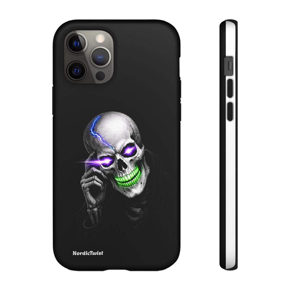 Neon Skull Tough Phone Case