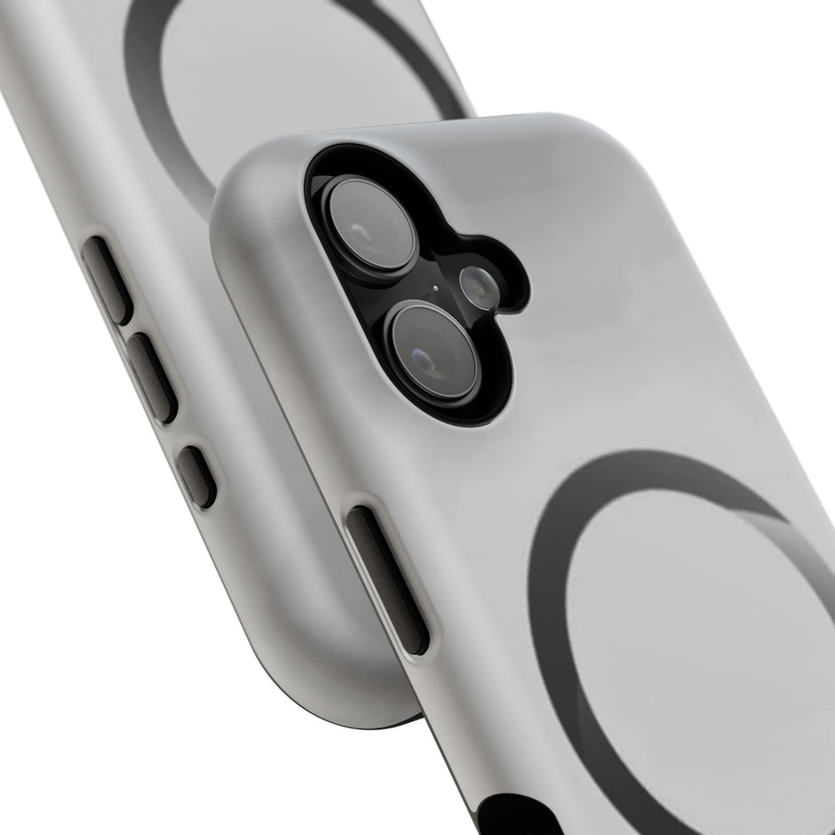 MagSafe Mobilskal – Grå Ringdesign