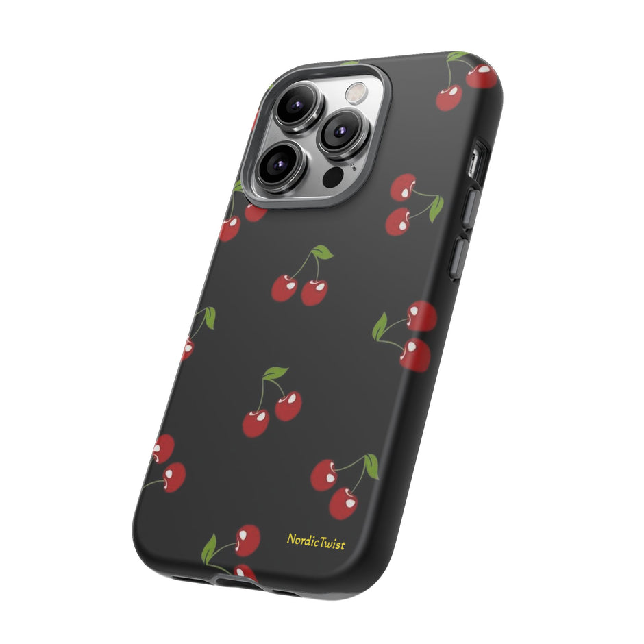 Cherry Pattern Tough Phone Case