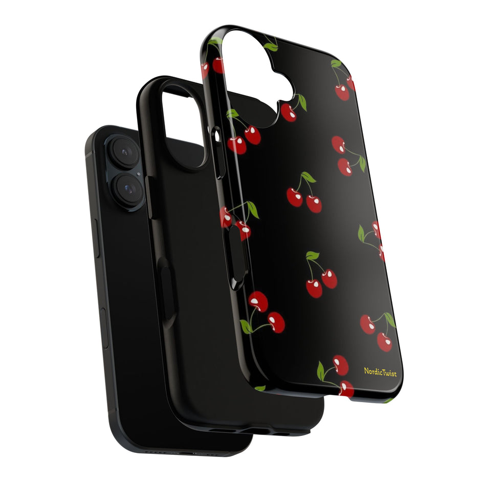 Cherry Pattern Tough Phone Case