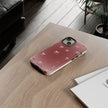 Cherry Bow Phone Case — Cute Red Gradient Protective Cover