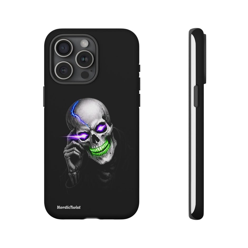 Neon Skull Tough Phone Case