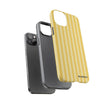 Yellow Stripe Tough Phone Case