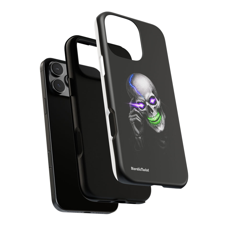 Neon Skull Tough Phone Case