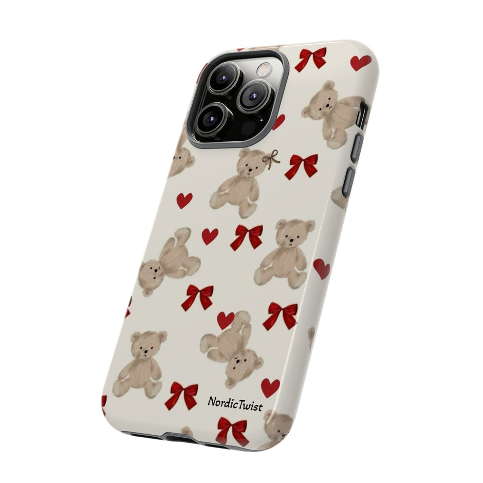 Teddy Bear Hearts Phone Case