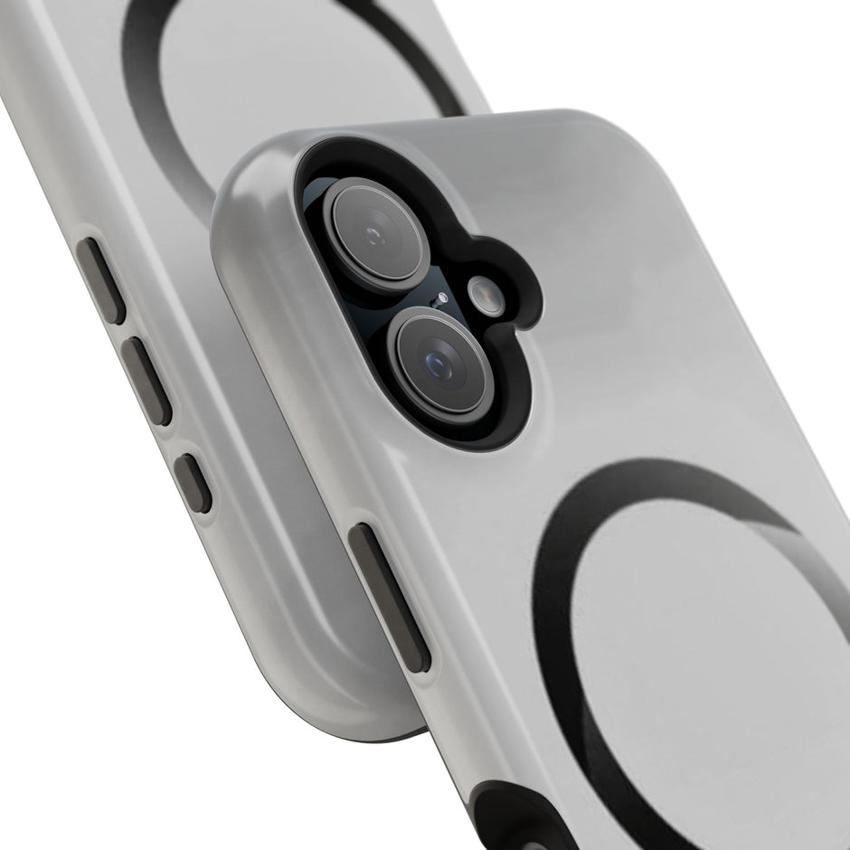 MagSafe Mobilskal – Grå Ringdesign