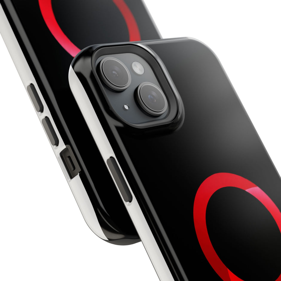 MagSafe Mobilskal – Röd Ringdesign