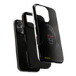 Tough Phone Case – Hooded Grim Reaper with Red Glowing Eyes