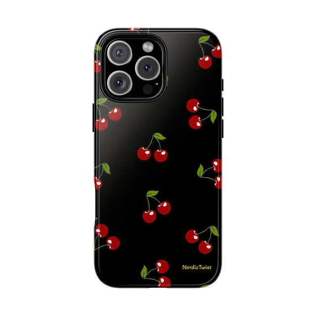 Cherry Pattern Tough Phone Case