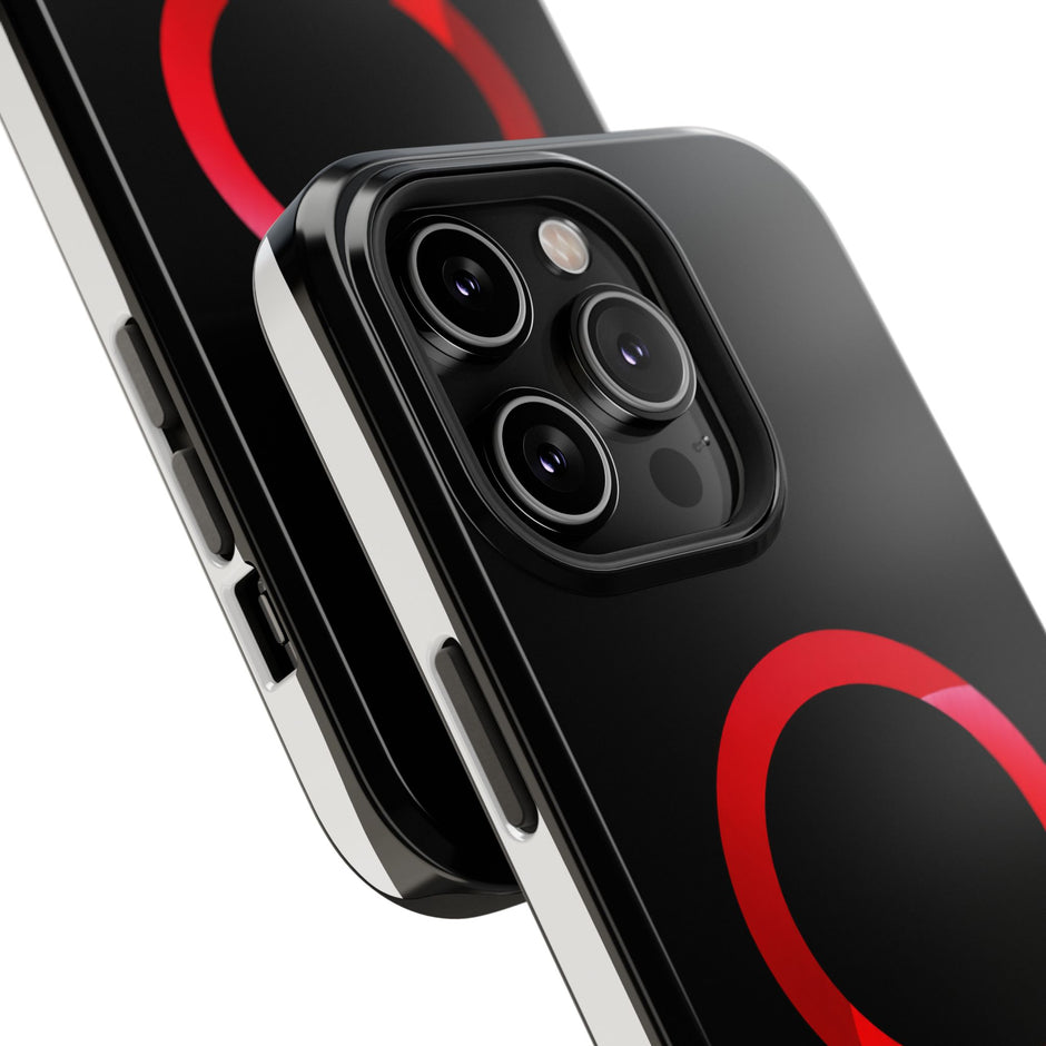 MagSafe Mobilskal – Röd Ringdesign