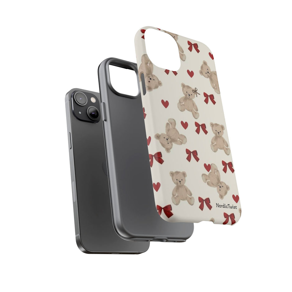 Teddy Bear Hearts Phone Case