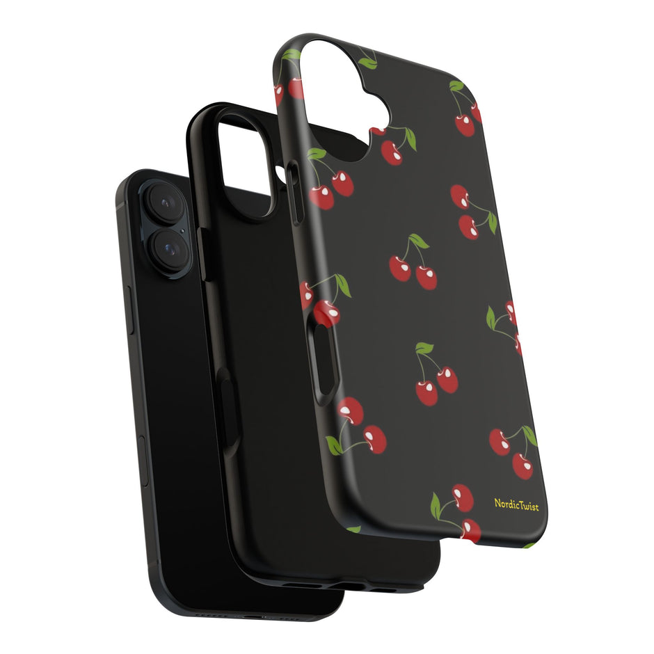 Cherry Pattern Tough Phone Case