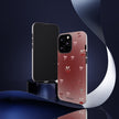 Cherry Bow Phone Case — Cute Red Gradient Protective Cover