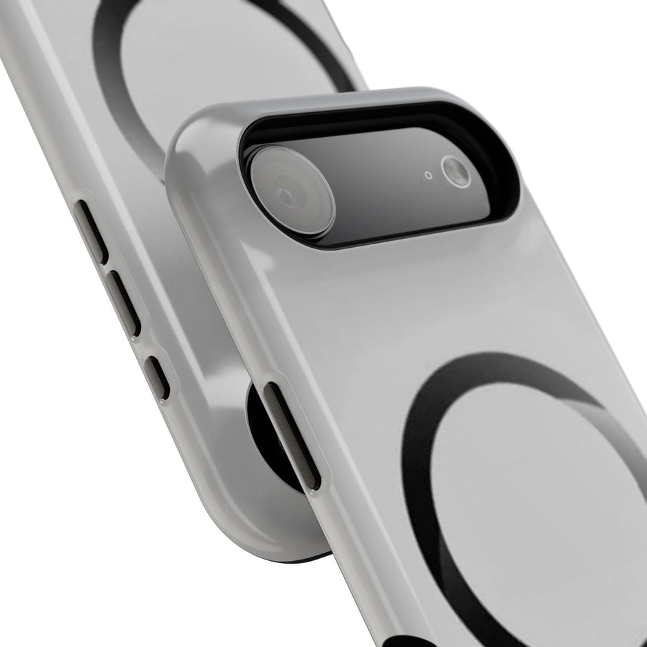 MagSafe Mobilskal – Grå Ringdesign