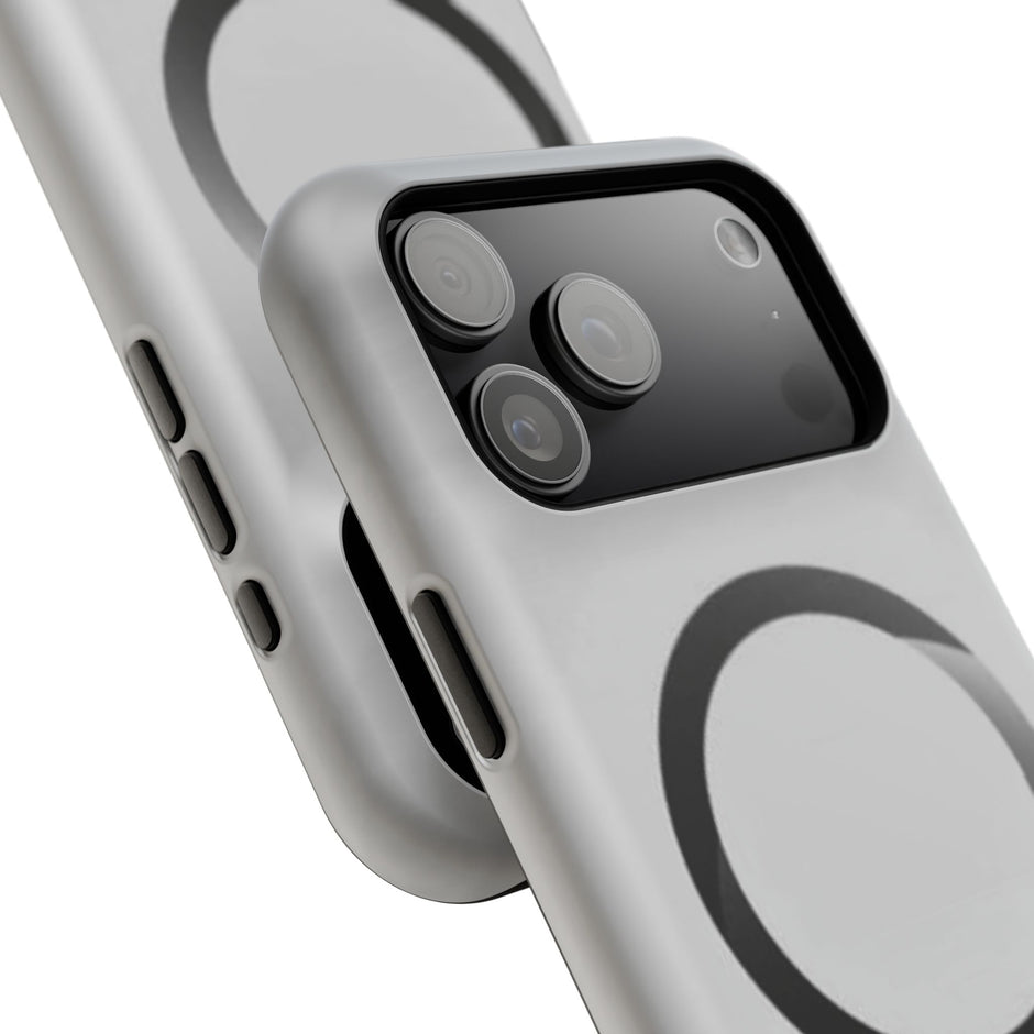 MagSafe Mobilskal – Grå Ringdesign