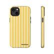 Yellow Stripe Tough Phone Case