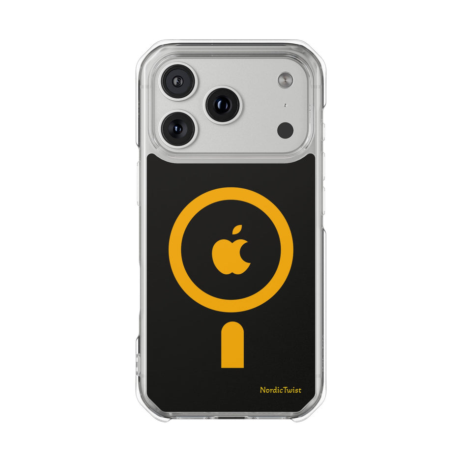 MagSafe Clear Phone Case – Yellow Ring