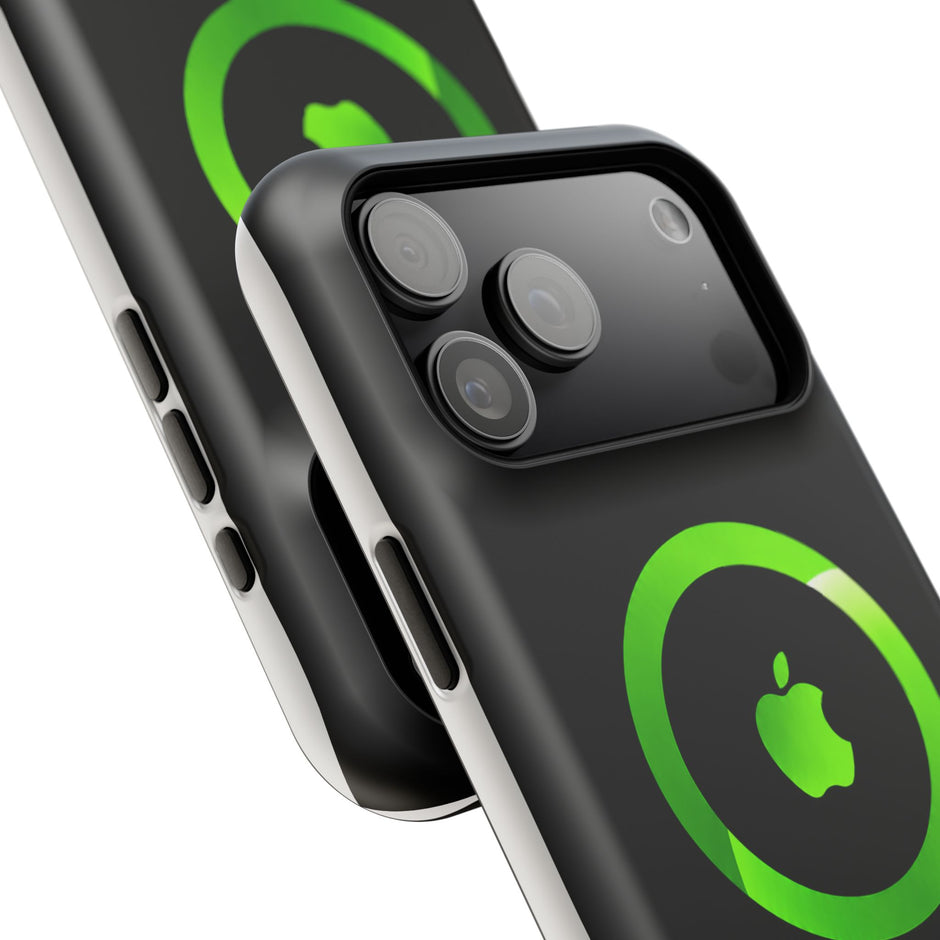 MagSafe Mobilskal Neongrön Ring